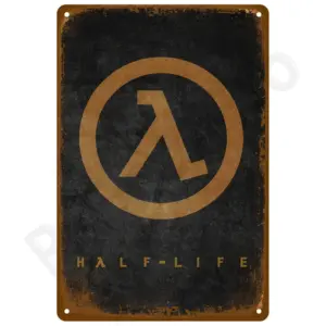 Retro Metal Wall Art Sign 20 x 30cm 50 Sd397ec30b023477bbd471a102daedc4cm