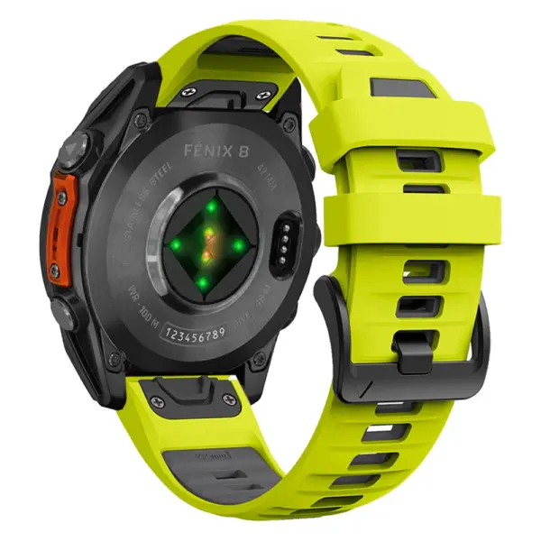 Two-Tone Silicone Strap for Garmin Fenix 8/7/Descent - Image 14