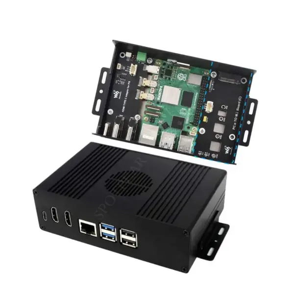 Raspberry Pi 5 Box Case Kit with PCIe Expansion - Image 2
