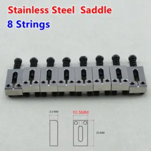 Electric Guitar Bridge Saddles Set 10.5MM/10.8MM 54 Sd3cc2825de544fe781be081e666df51dI