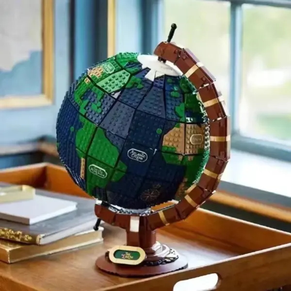 Educational Earth Globe Building Blocks Set - Image 2