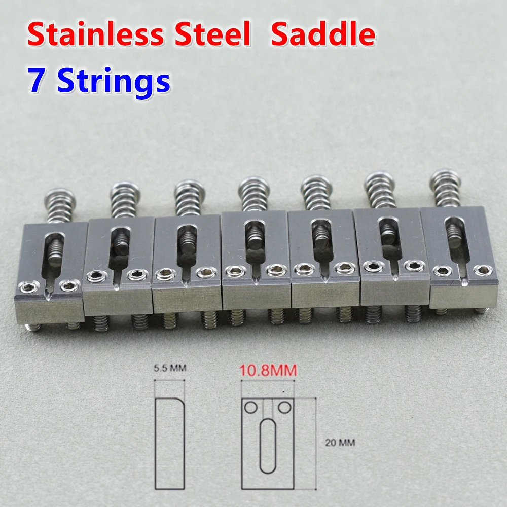 Electric Guitar Bridge Saddles Set 10.5MM/10.8MM 17 Electric Guitar Bridge Saddles Set 10.5MM/10.8MM - Image 17