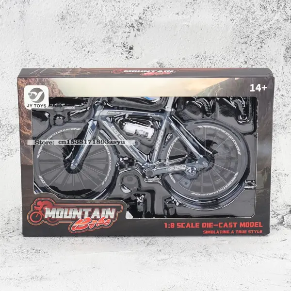 1:8 Alloy Bicycle Model with Parking Rack - Image 10