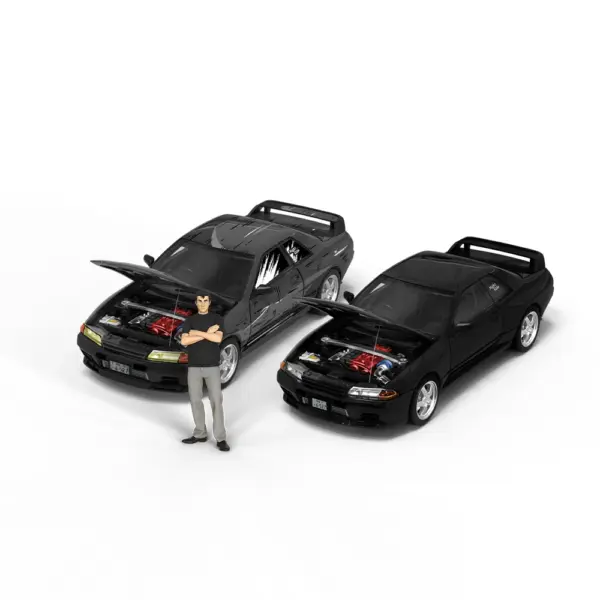 TimeMicro1:64 Initial D GTR R32 Diecast Model - Image 2
