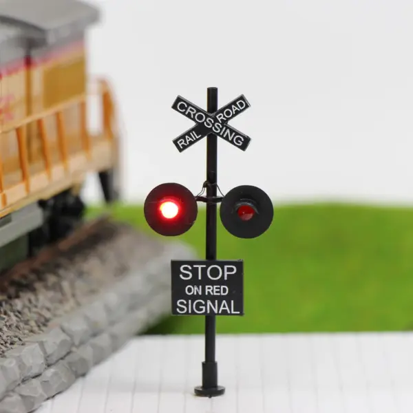 HO Scale Railroad Crossing Signal JTD877R - Image 4
