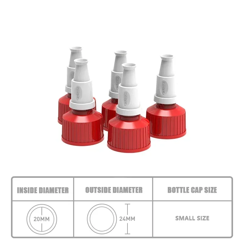 HOBBY MIO 5PCS Flared Mouth Bottle Caps Set 8 HOBBY MIO 5PCS Flared Mouth Bottle Caps Set - Image 8