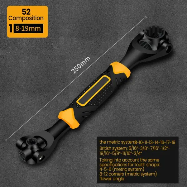 Multifunctional 8/52-in-1 Ratchet Wrench Tool - Image 2
