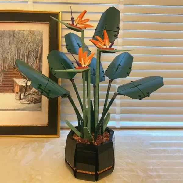 Bird Paradise Bouquet Building Blocks Set - Image 4