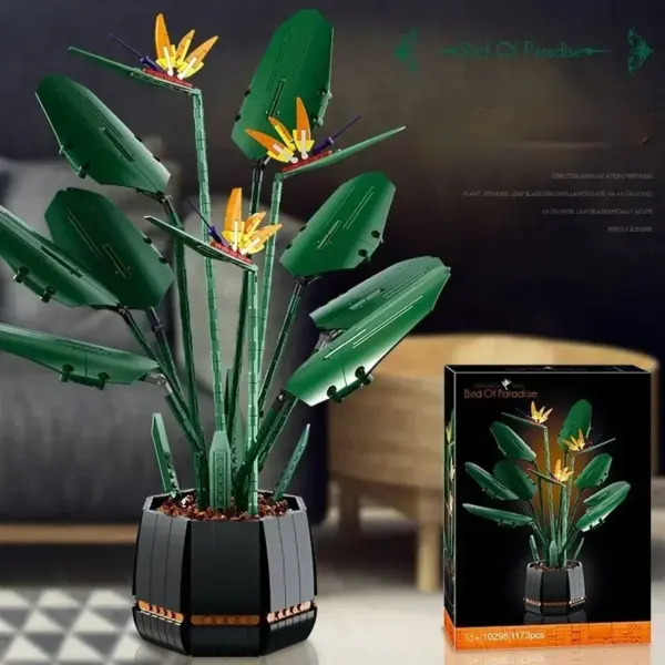 Bird of Paradise Building Block Kit Model 10289 - Image 4