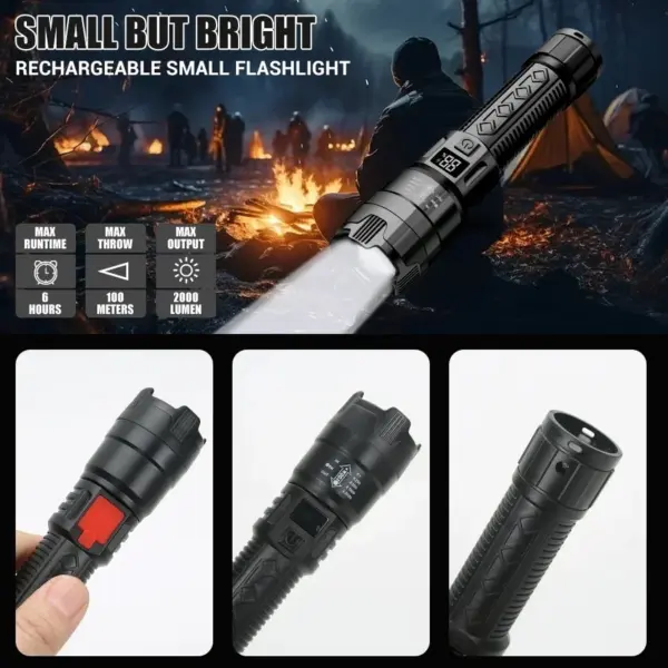 High Power 10,000,000 Lumens Flashlight - Image 2