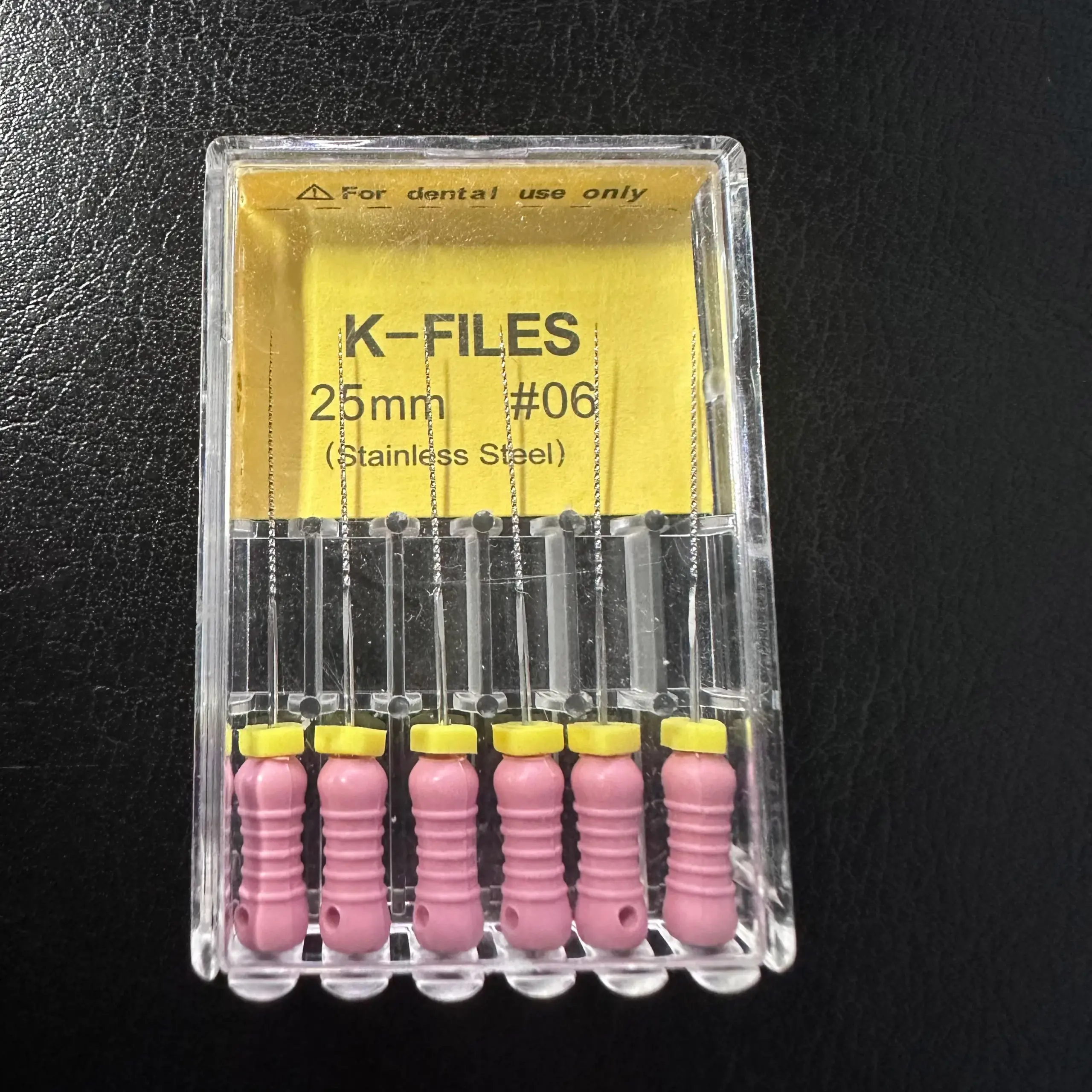 Stainless Steel Dental K-Files 6-Pack 25 Stainless Steel Dental K-Files 6-Pack - Image 25