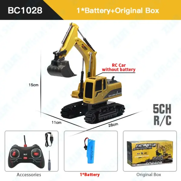 Remote Control Excavator Model BC1033/BC1028 - Image 7