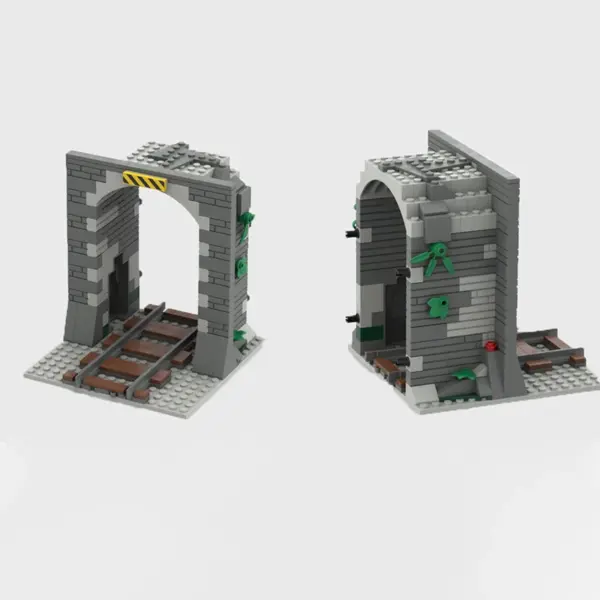 Creative Train Tunnel Building Blocks Set - Image 6