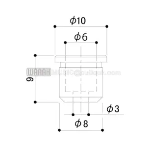 6pcs Brass String Ferrules for Electric Guitar 14 Sd539901c4bc748bf8d2cb1824f95b0c0l