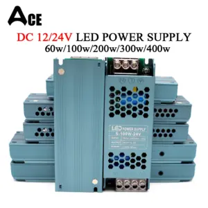 DC 12V/24V LED Power Supply Transformer 60-400W 7 Sd5750207e98342af942bea4da07805a2W
