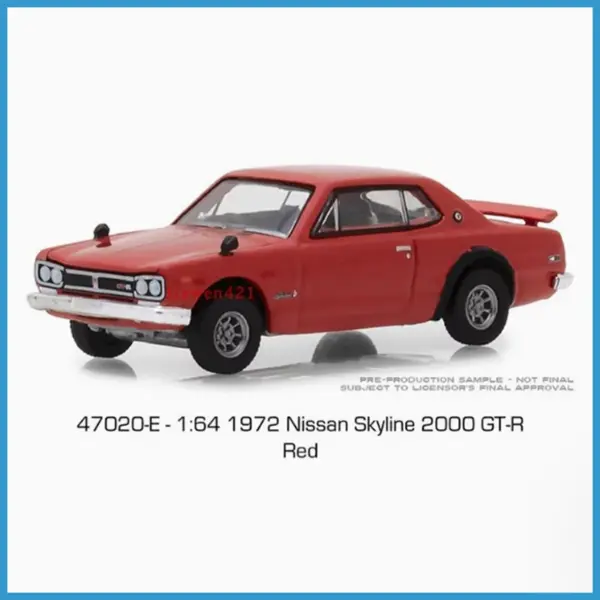 1972 Nissan Skyline GT-R 2000 Diecast Model - Image 6