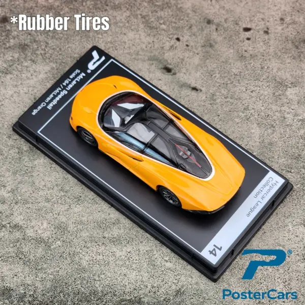 1:64 Bugatti Divo Scale Model in Yellow - Image 5