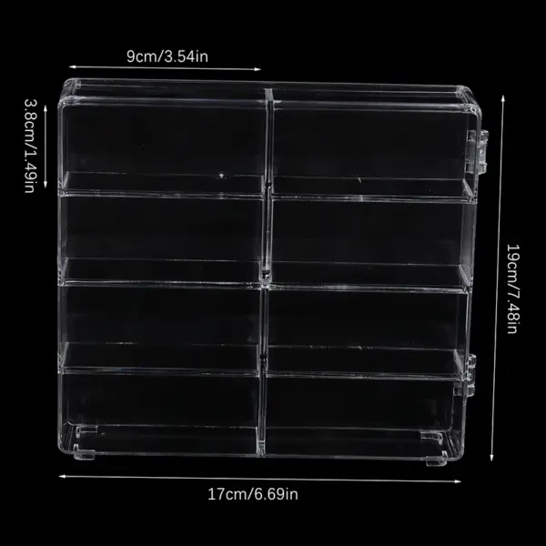 Acrylic Display Case for 8 Toy Cars - Image 6