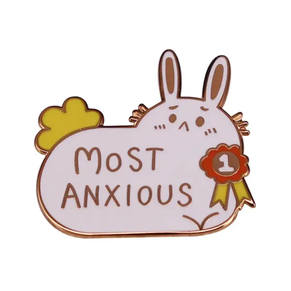 Overthinking It Enamel Pin for Mental Health - Image 7