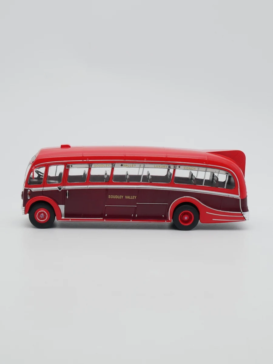 Vintage Red Scoudley Valley Collectible Toy Bus 2 Vintage Red Scoudley Valley Collectible Toy Bus - Image 2