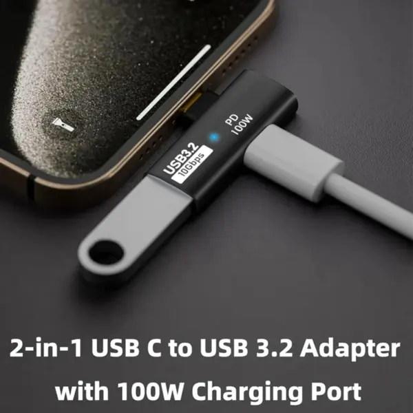 USB C OTG Adapter 10Gbps for Laptop Tablet - Image 3