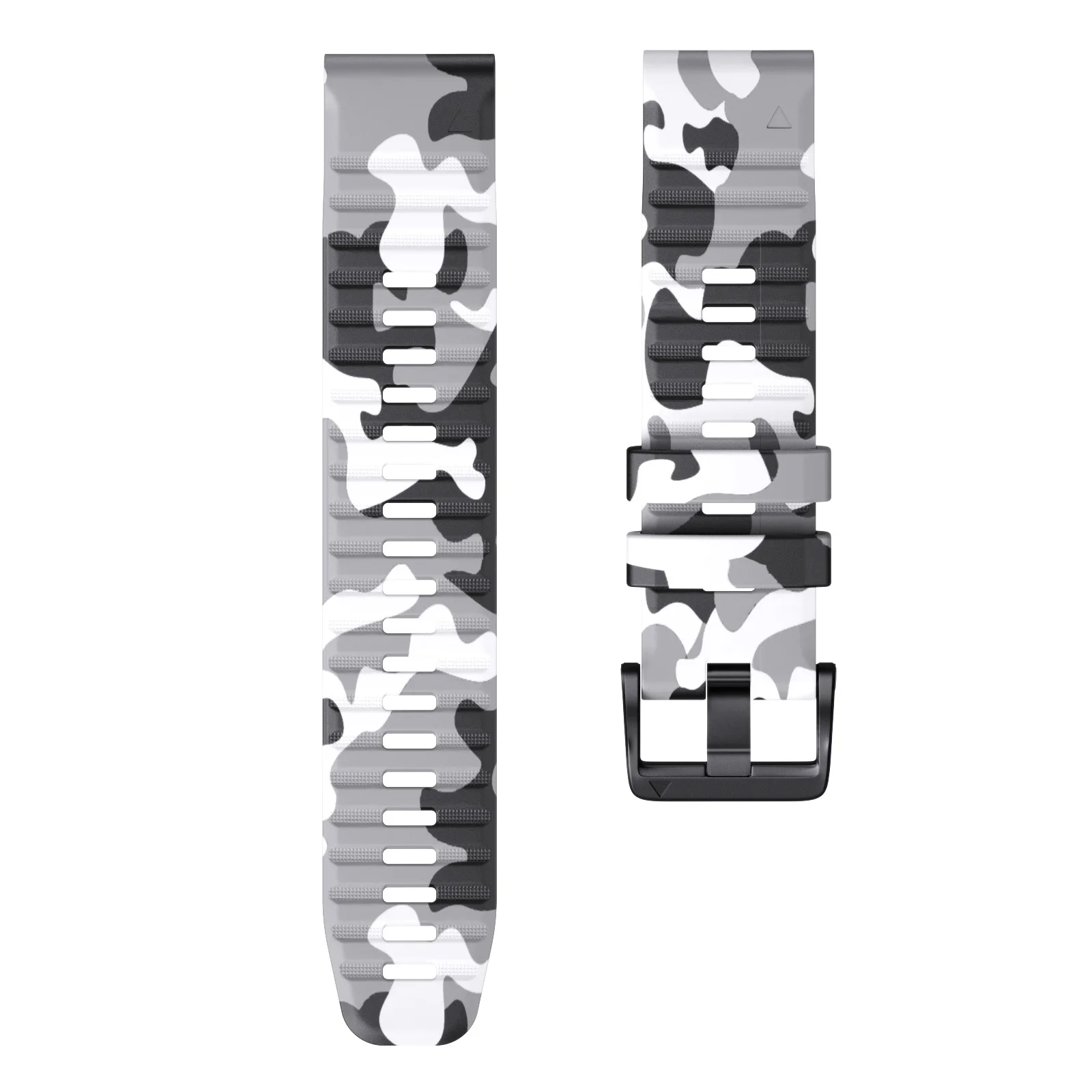 Sports Camouflage Silicone Strap for Garmin Fenix 7 3 Sports Camouflage Silicone Strap for Garmin Fenix 7 - Image 3