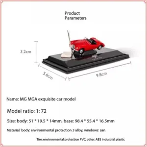 1955 MGA Diecast Model Car 1/72 Scale 12 Sd67d4633d4b447c2aea616cdecb00a6dw
