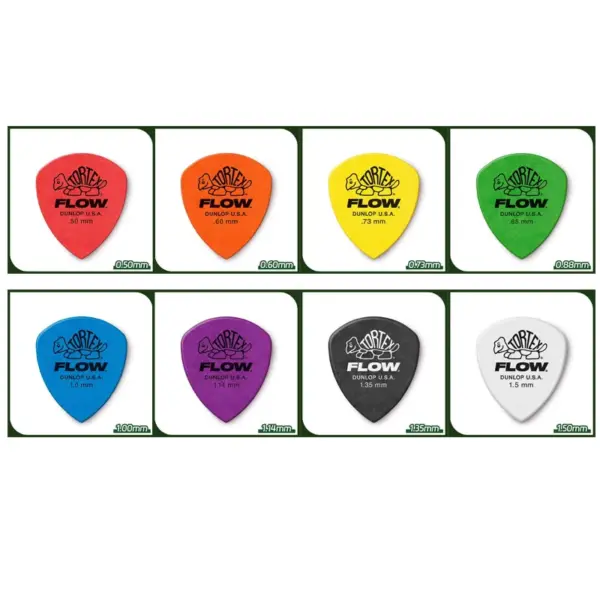 Dunlop 558R FLOW Tortex Guitar Pick Set - Image 4
