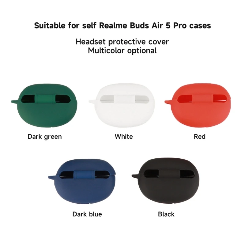 Realme Buds Air 5 Pro Silicone Protective Case 4 Realme Buds Air 5 Pro Silicone Protective Case - Image 4