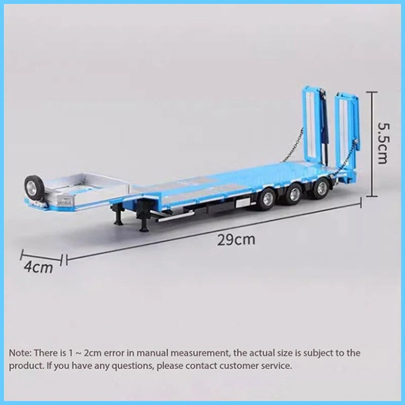 1:64 Flatbed Truck Trailer Diecast Model 2 1:64 Flatbed Truck Trailer Diecast Model - Image 2