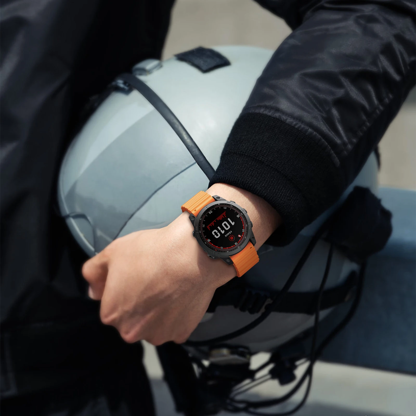 Garmin Fenix 7/6/5 Series Silicone Sports Strap 6 Garmin Fenix 7/6/5 Series Silicone Sports Strap - Image 6