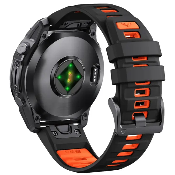 Garmin Fenix 8 7X 7 6 Two-Tone Silicone Strap - Image 2