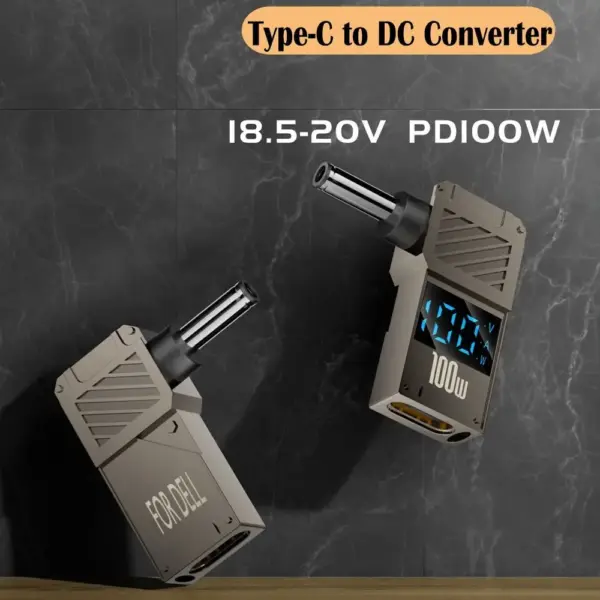 USB-C to DC Converter 100W with Display - Image 2