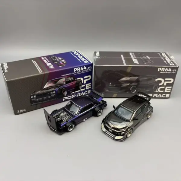 POP RACE 1:64 Nissan Skyline V8 Diecast Model - Image 4