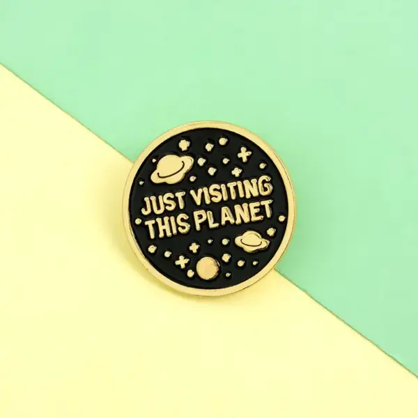 Outer Space Enamel Pin Badge for Fashion Backpacks - Image 6