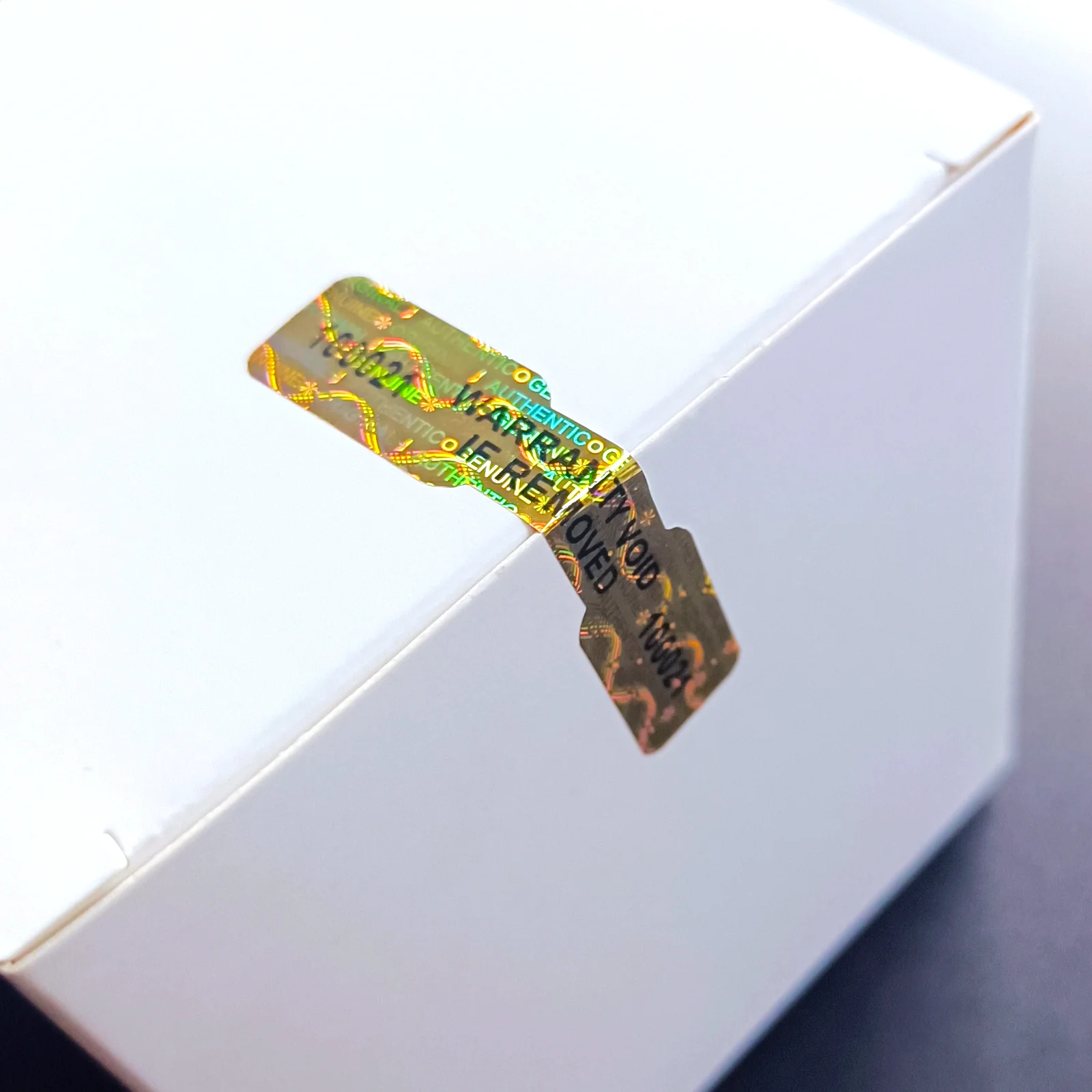 Holographic Bone Shape Security Labels Pack 6 Holographic Bone Shape Security Labels Pack - Image 6