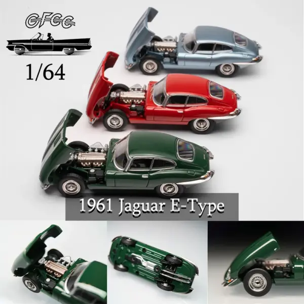 GFCC 1/64 Scale 1961 Jaguar E-Type Model Set - Image 5