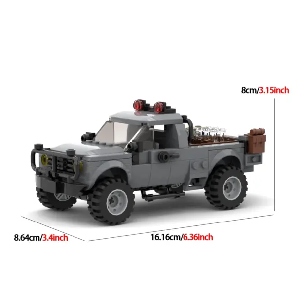 Military Off-road Pickup Building Block Model - Image 9