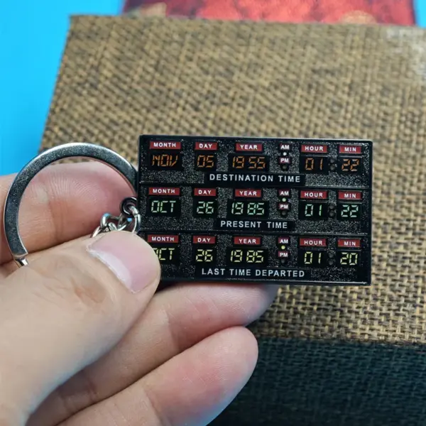 Back To The Future Marty McFly Time Travel Keychain - Image 3