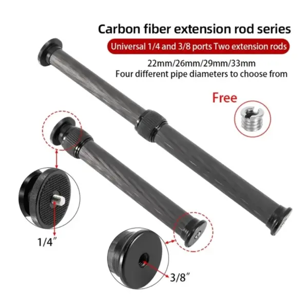 Carbon Fiber Tripod Extender for DSLRs - Image 4