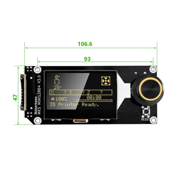 Makerbase MKS MINI12864 V3 LCD Control Screen - Image 3