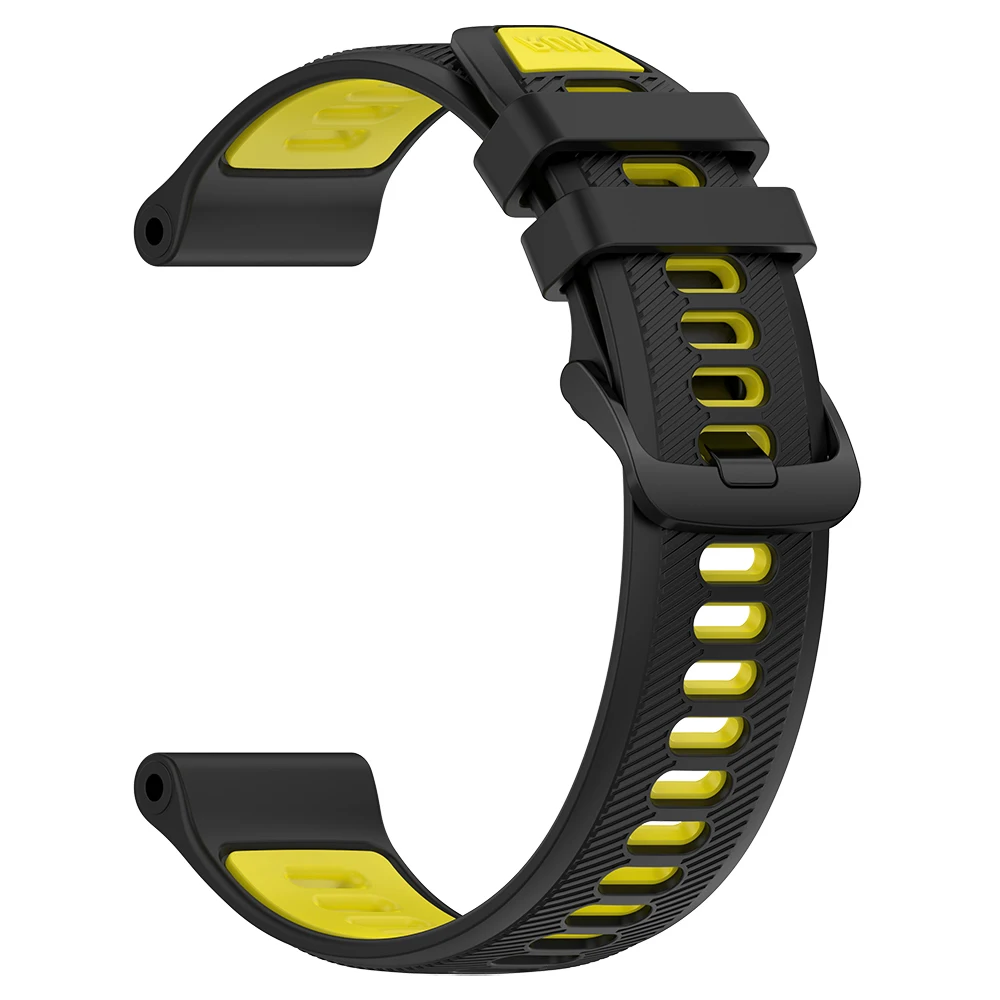 Two-tone Silicone Watch Band for Garmin 22mm 10 Two-tone Silicone Watch Band for Garmin 22mm - Image 10
