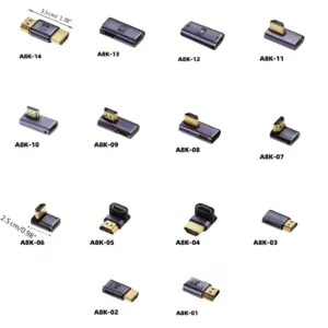 HDMI-Compatible Female to Male Adapter UHD2.1 14 Sd9a1687680ec4fa38cf1f3cc1c696caaM
