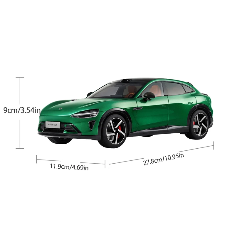 Xiaomi YU7 Jewel Green Titanium Alloy SUV Model 1:18 Scale 800V Medium Large Pure Electric Officially Licensed Collector's Toy 6 Xiaomi YU7 Jewel Green Titanium Alloy SUV Model 1:18 Scale 800V Medium Large Pure Electric Officially Licensed Collector's Toy - Image 6
