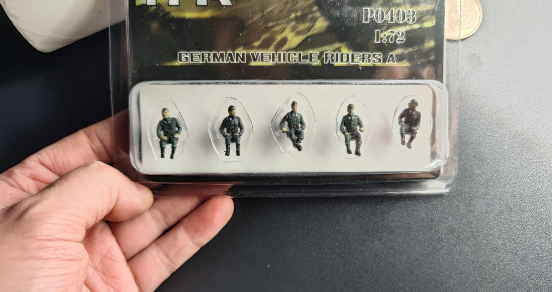 German WWII Vehicle-Mounted Soldier Model Set 1/72 2 German WWII Vehicle-Mounted Soldier Model Set 1/72 - Image 2