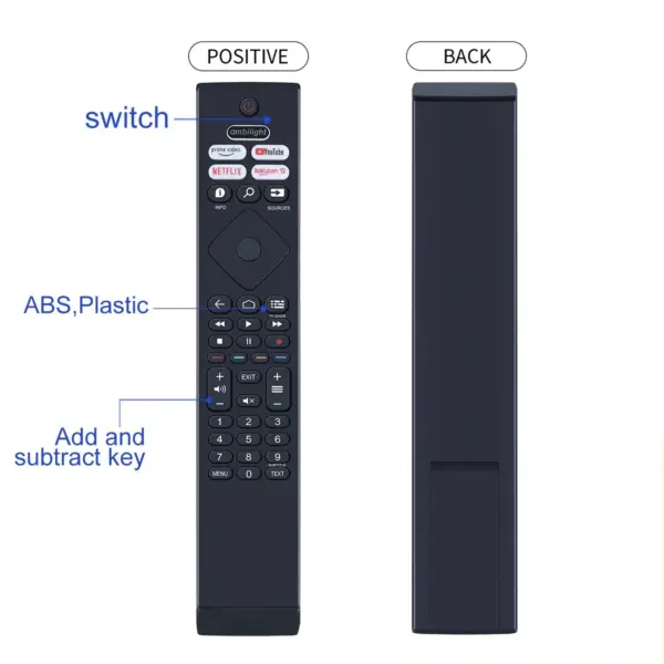 Philips Android TV Remote RM-L1760 Replacement Control - Image 5