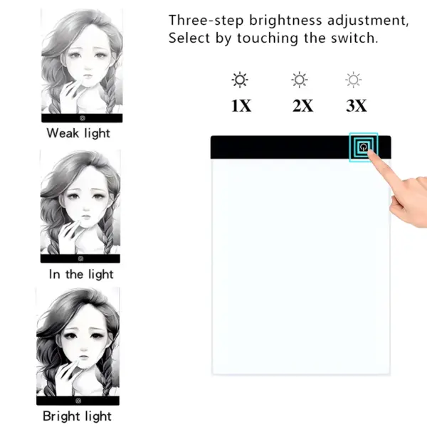 A4 Level Adjustable LED Drawing Tablet - Image 4