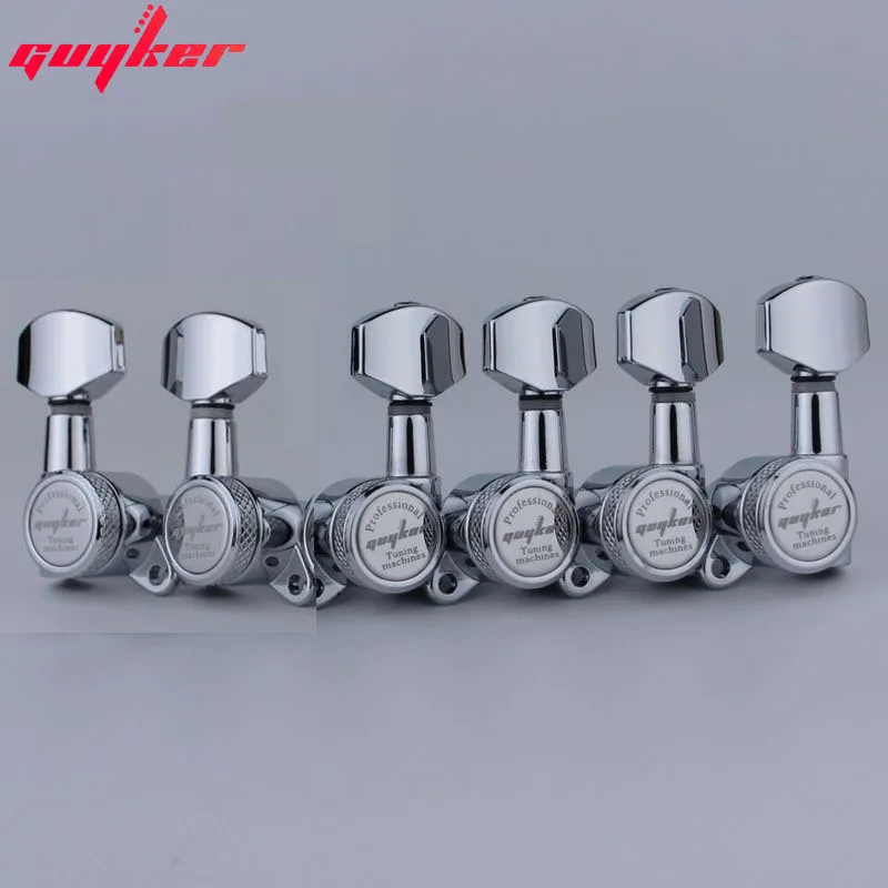 GUYKER 1 Set Chrome Locking Guitar Tuners 3 GUYKER 1 Set Chrome Locking Guitar Tuners - Image 3