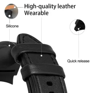 Silicone Leather Strap for Samsung Galaxy Watch 6/5 Pro 23 Sda6acec71b15477b9ae64e5d6991ac913