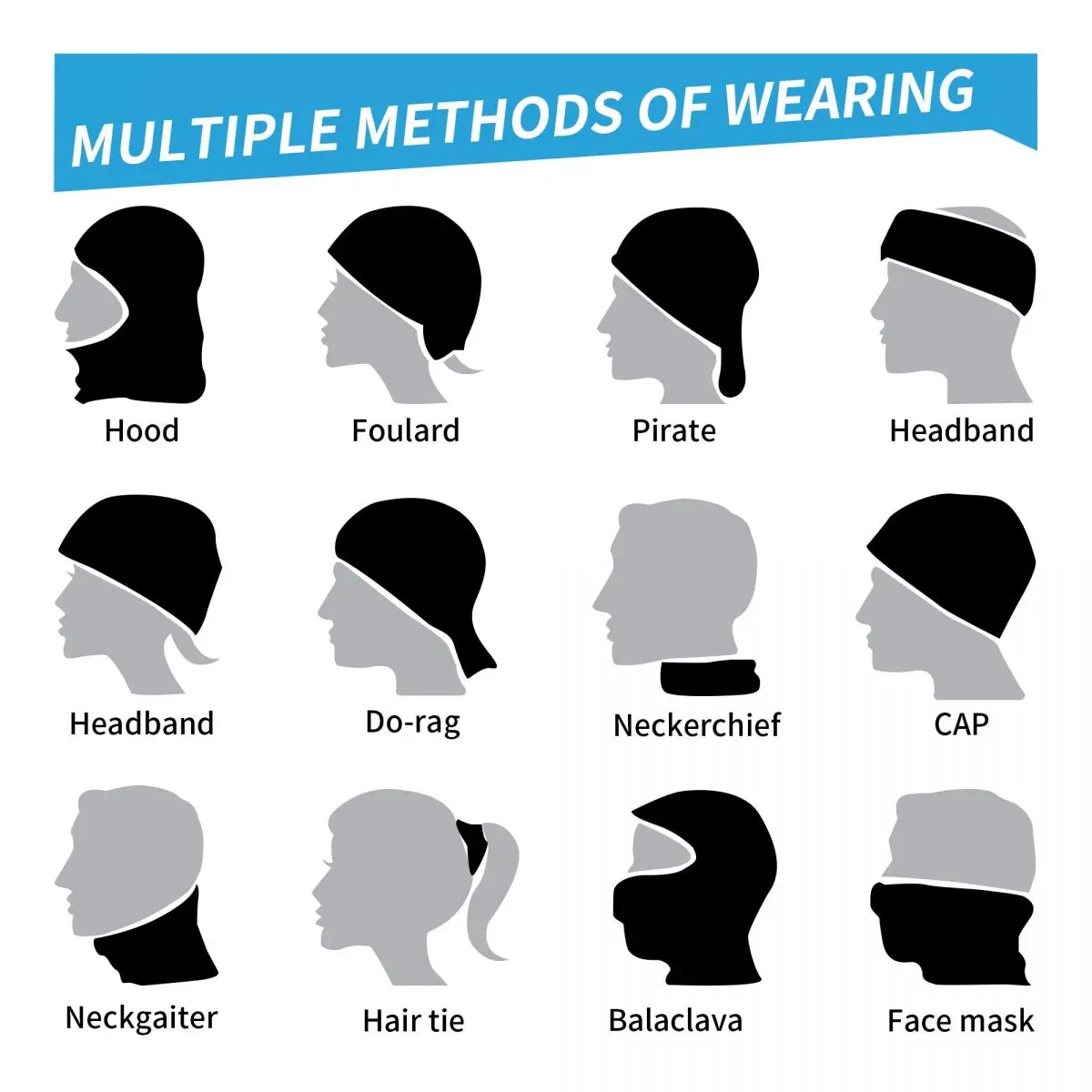 Customized Logo Bandana Neck Cover for Men 4 Customized Logo Bandana Neck Cover for Men - Image 4